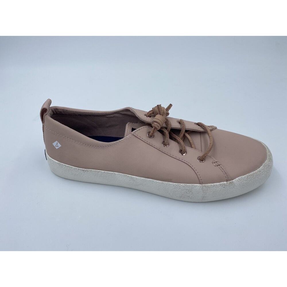 Women's Sperry Crest Vibe Leather Sneakers Blush Sz 11 - Picture 3 of 10